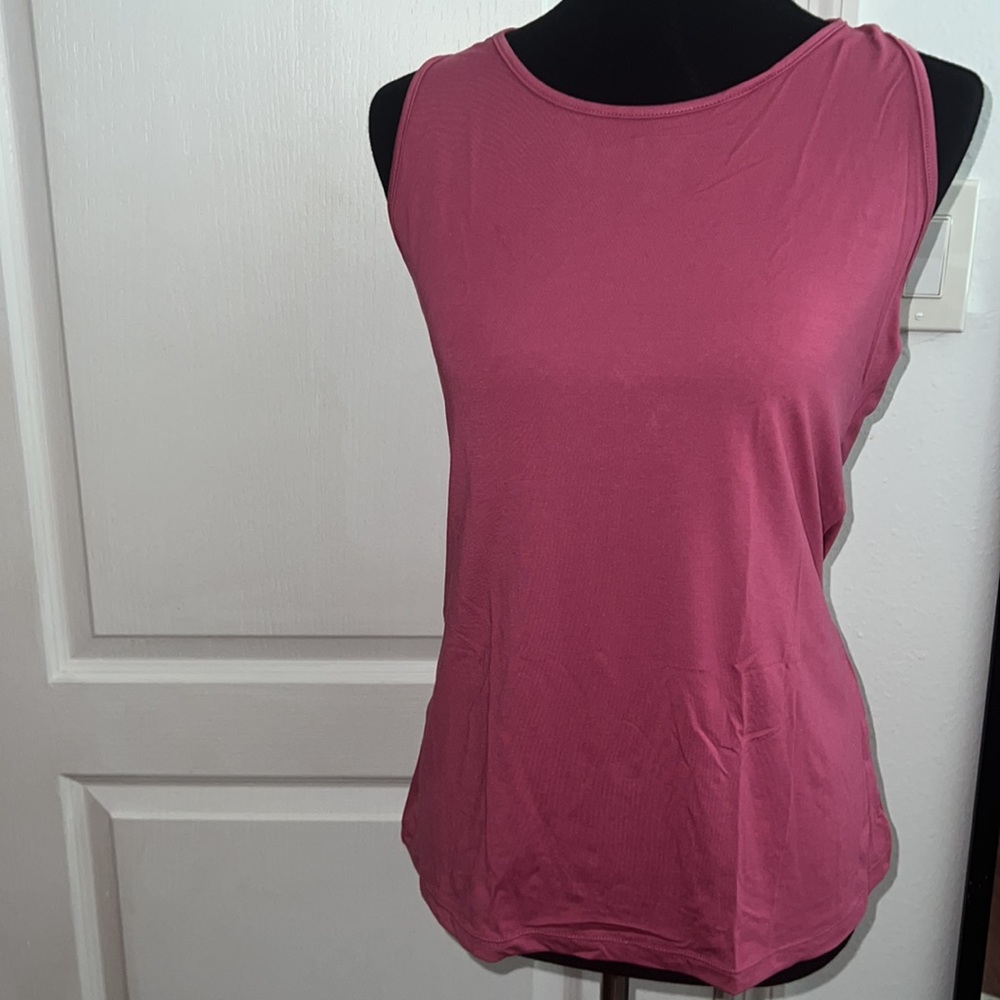 Buffbunny Taffy Tank in Sugar Plum size medium open back pink